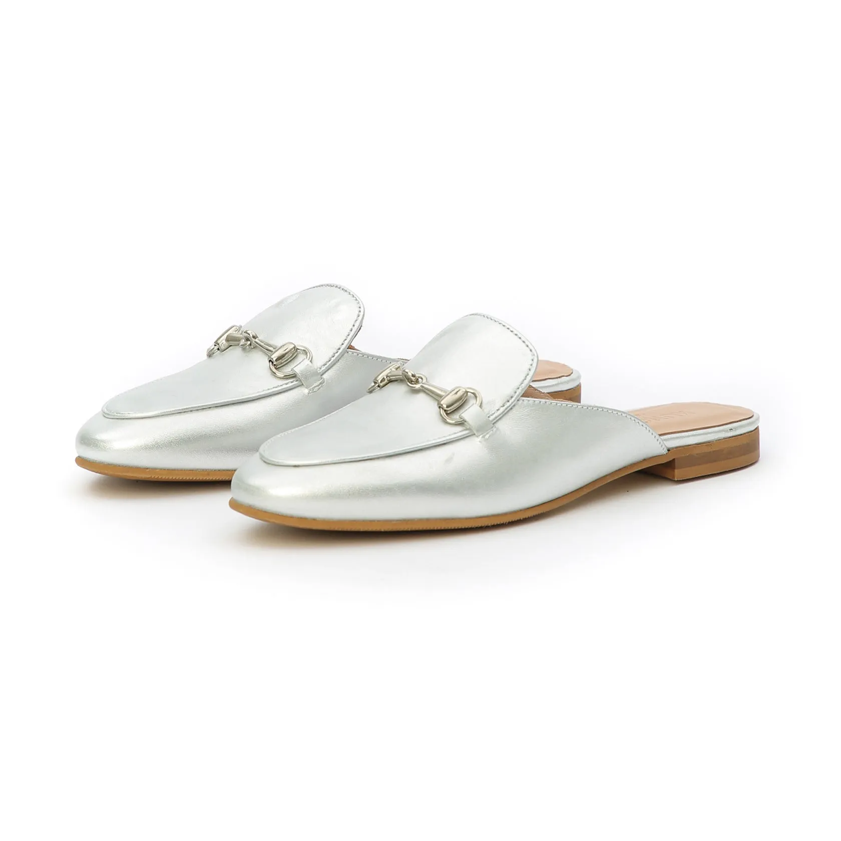 GAUTHIER slip-on mule - silver