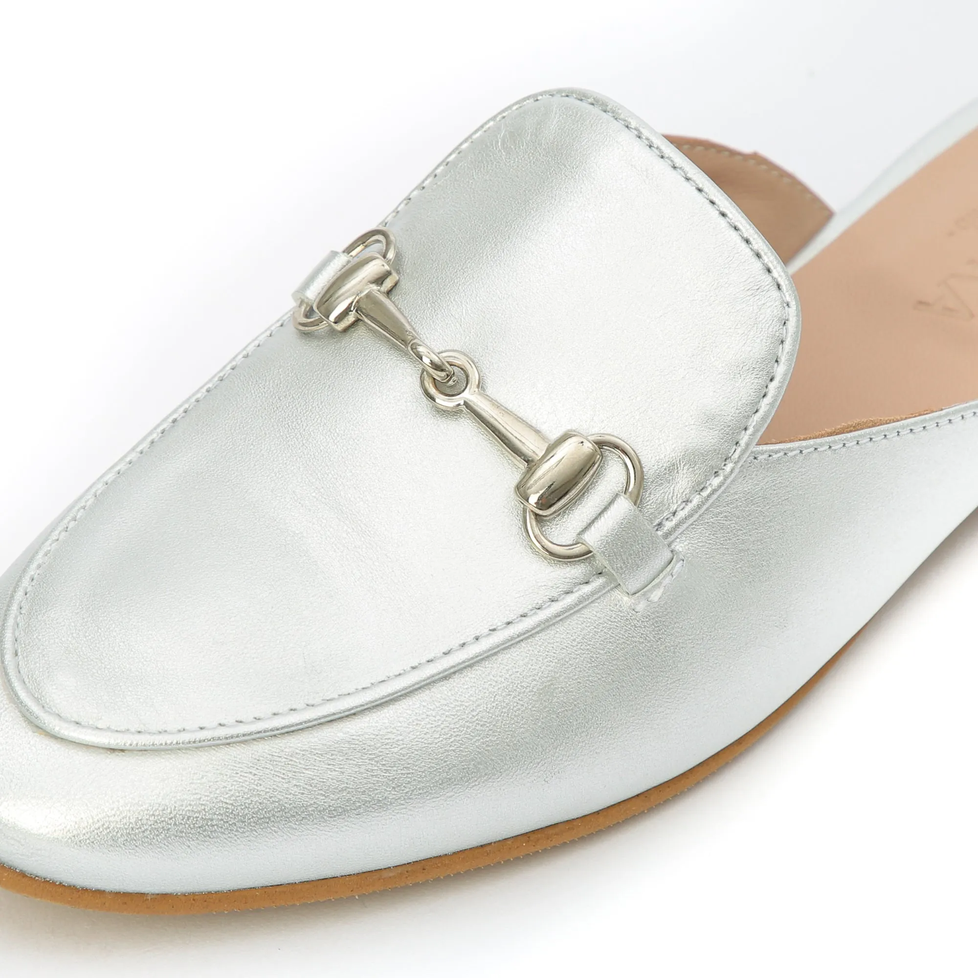 GAUTHIER slip-on mule - silver