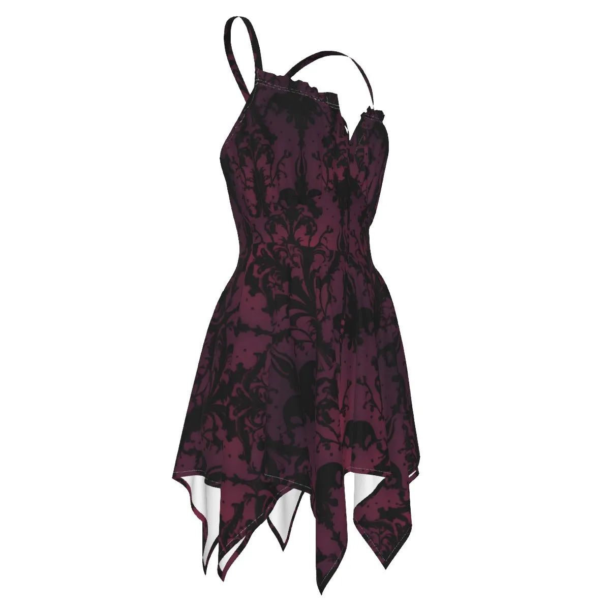 Gothic Purple Women's Slip Dress