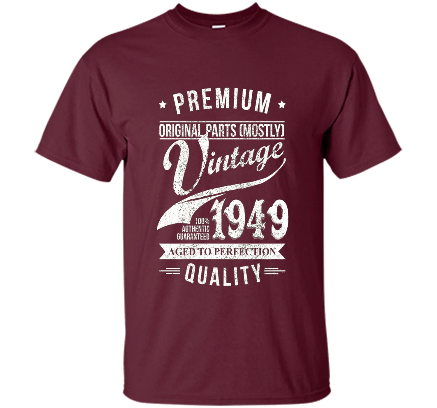 Great Gift For Birthday. Vintage 1949 Tshirt for Women/Men