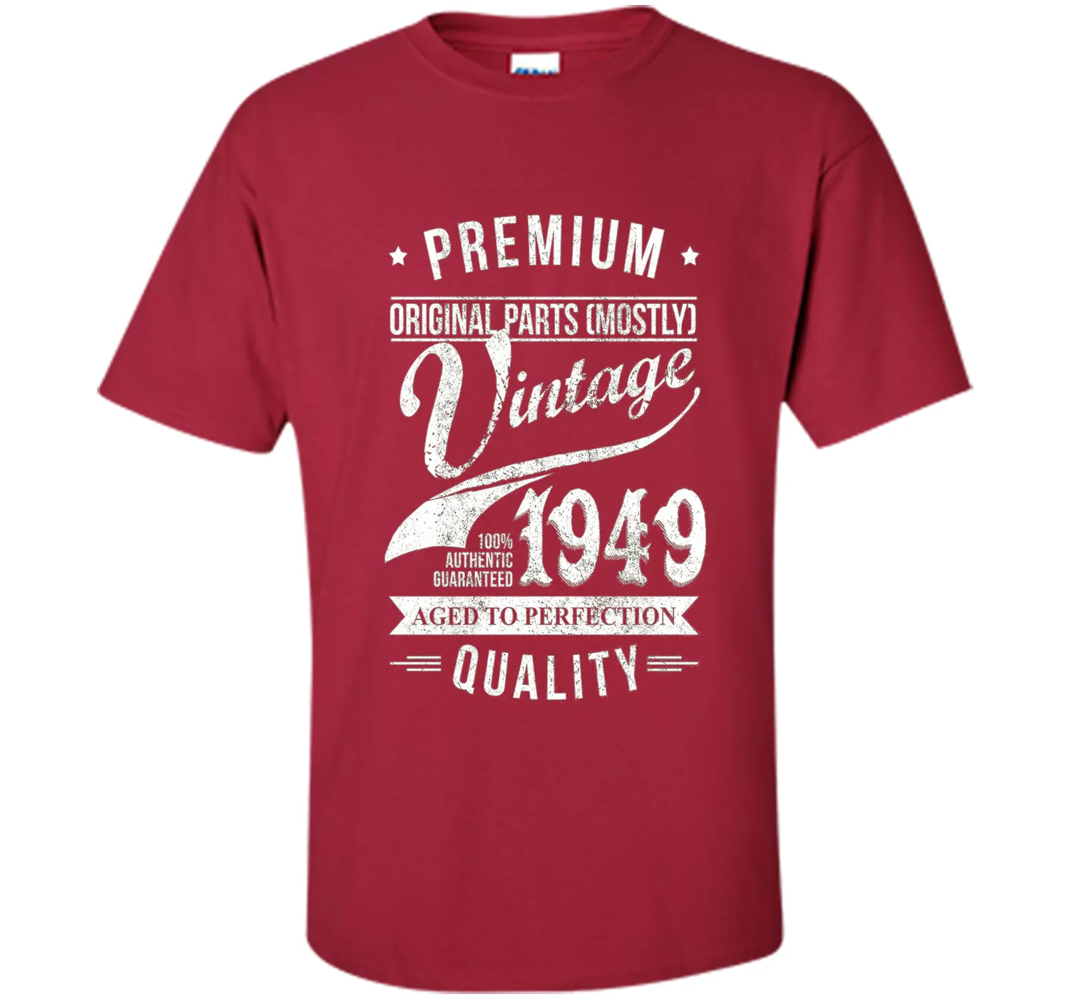 Great Gift For Birthday. Vintage 1949 Tshirt for Women/Men