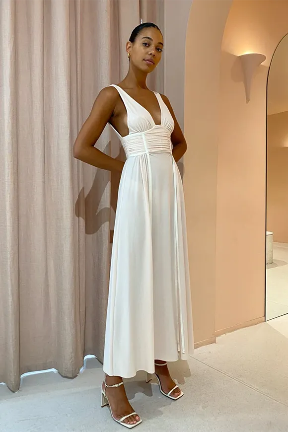 Gwen Maxi in Cream