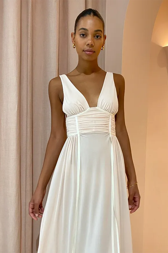 Gwen Maxi in Cream