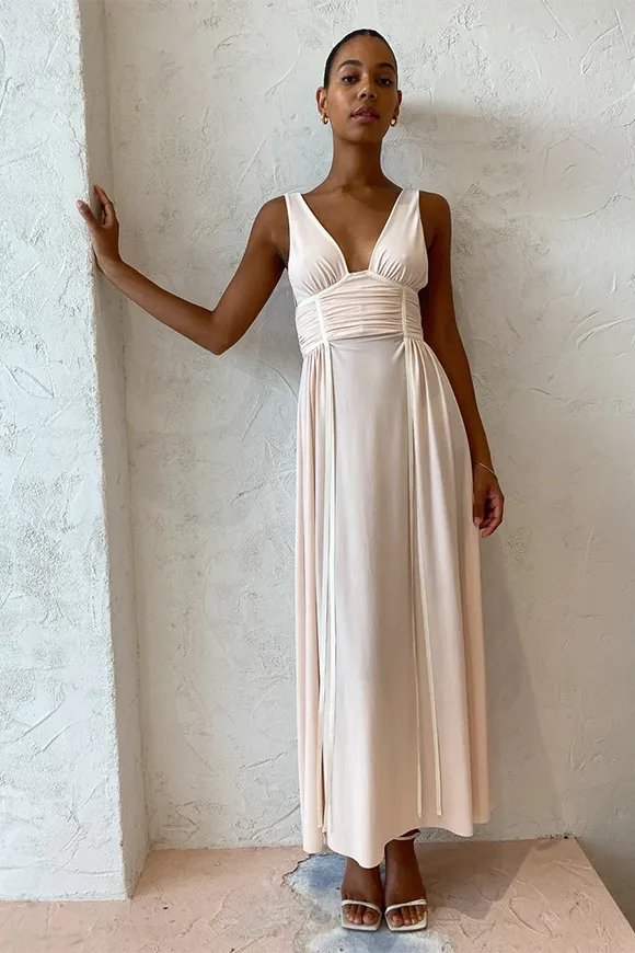 Gwen Maxi in Cream