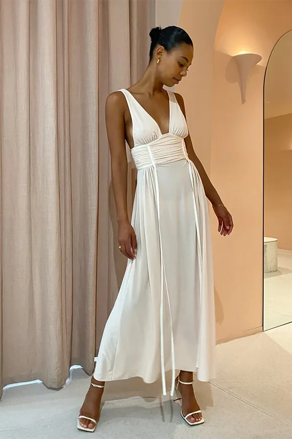 Gwen Maxi in Cream
