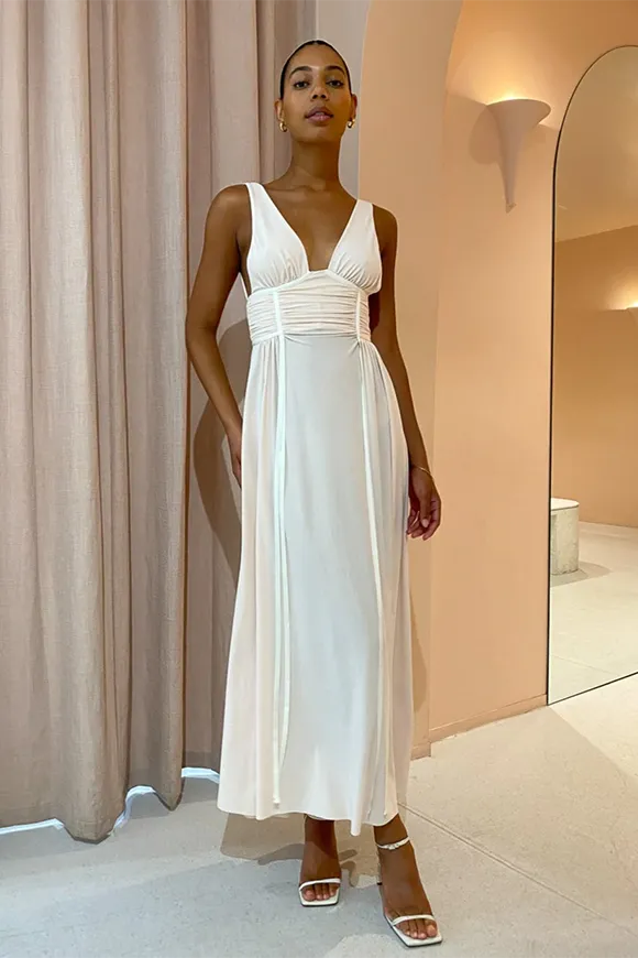 Gwen Maxi in Cream