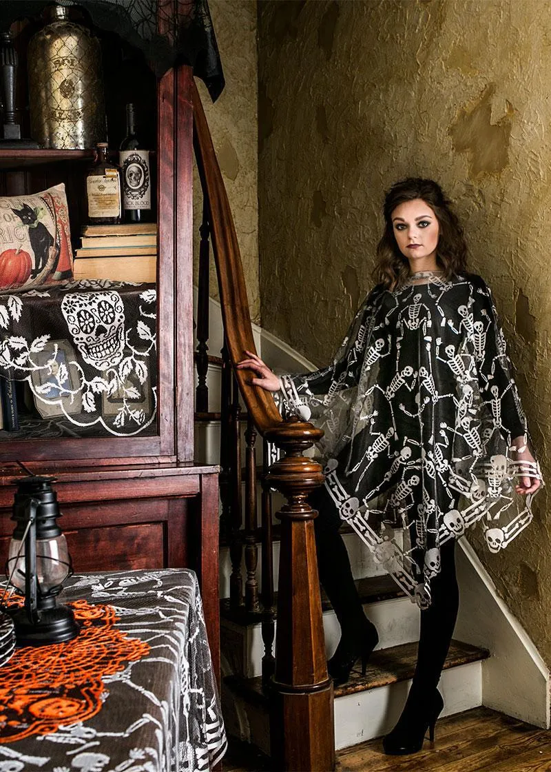 Heritage Lace | Skeleton Dance Poncho