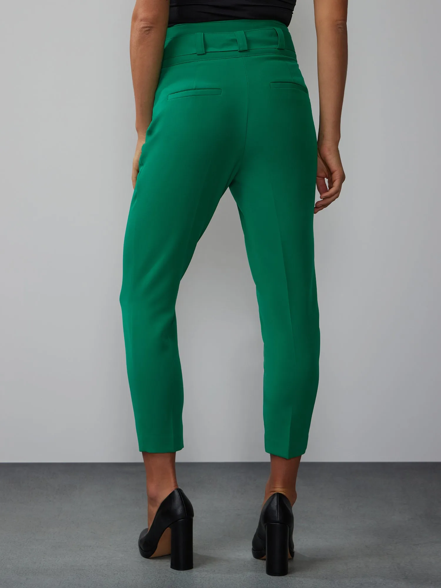High Rise Cinched Waist Pant