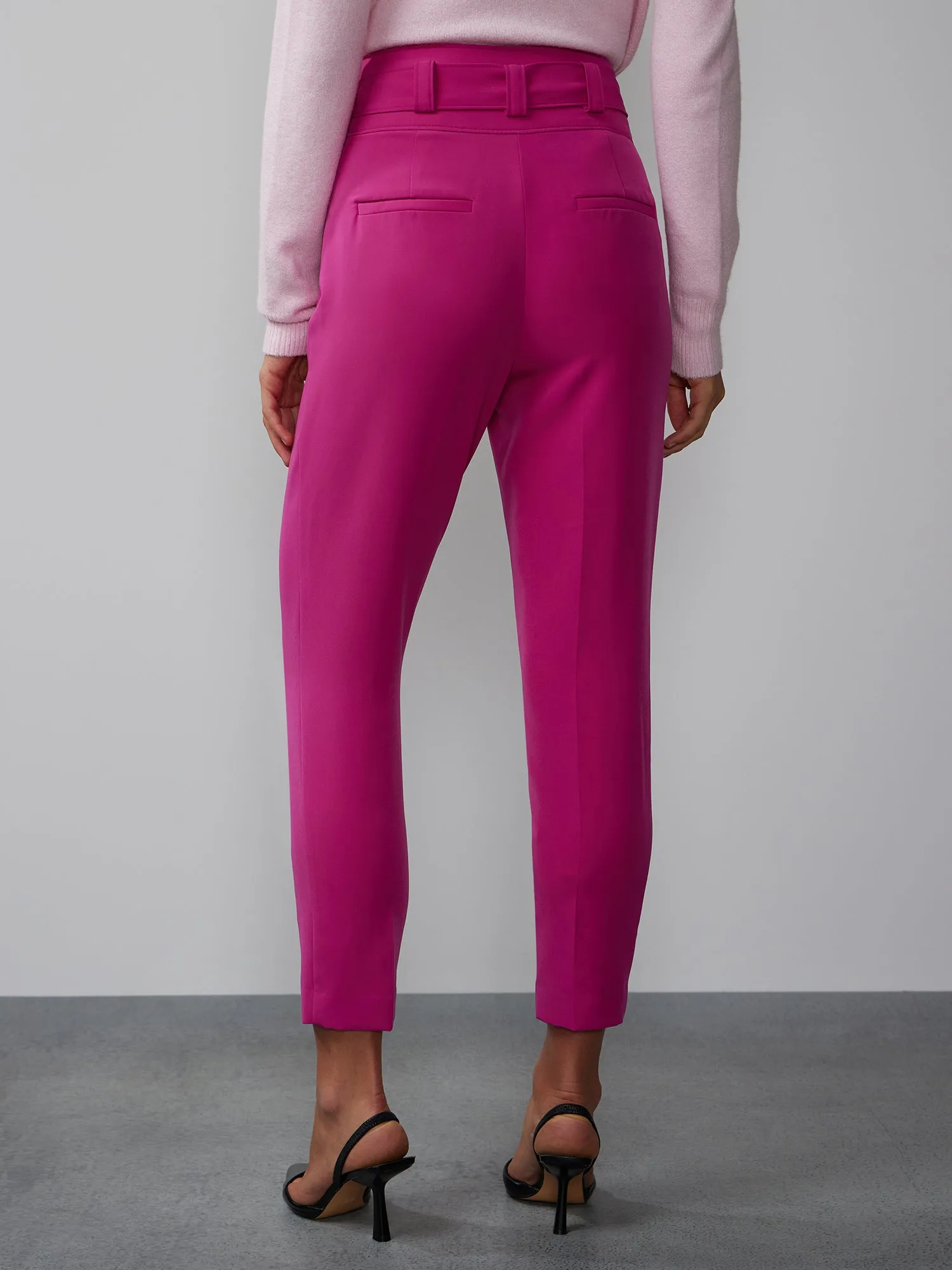 High Rise Cinched Waist Pant