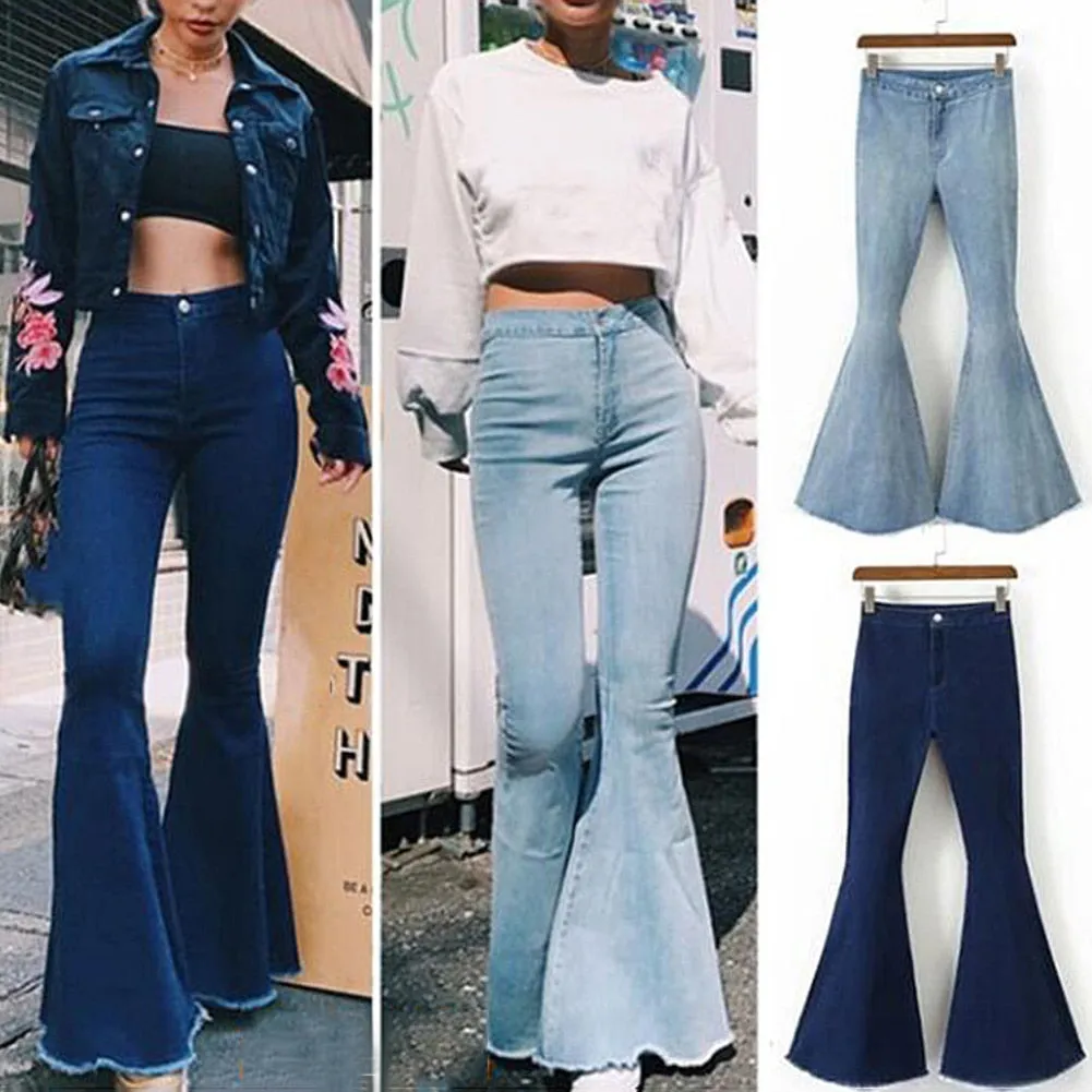 High Waist Flare Jeans