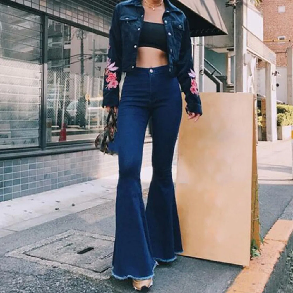 High Waist Flare Jeans