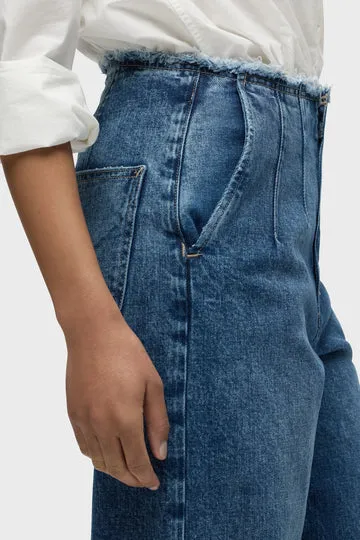 Hudson James High-Rise Darted Wide Leg