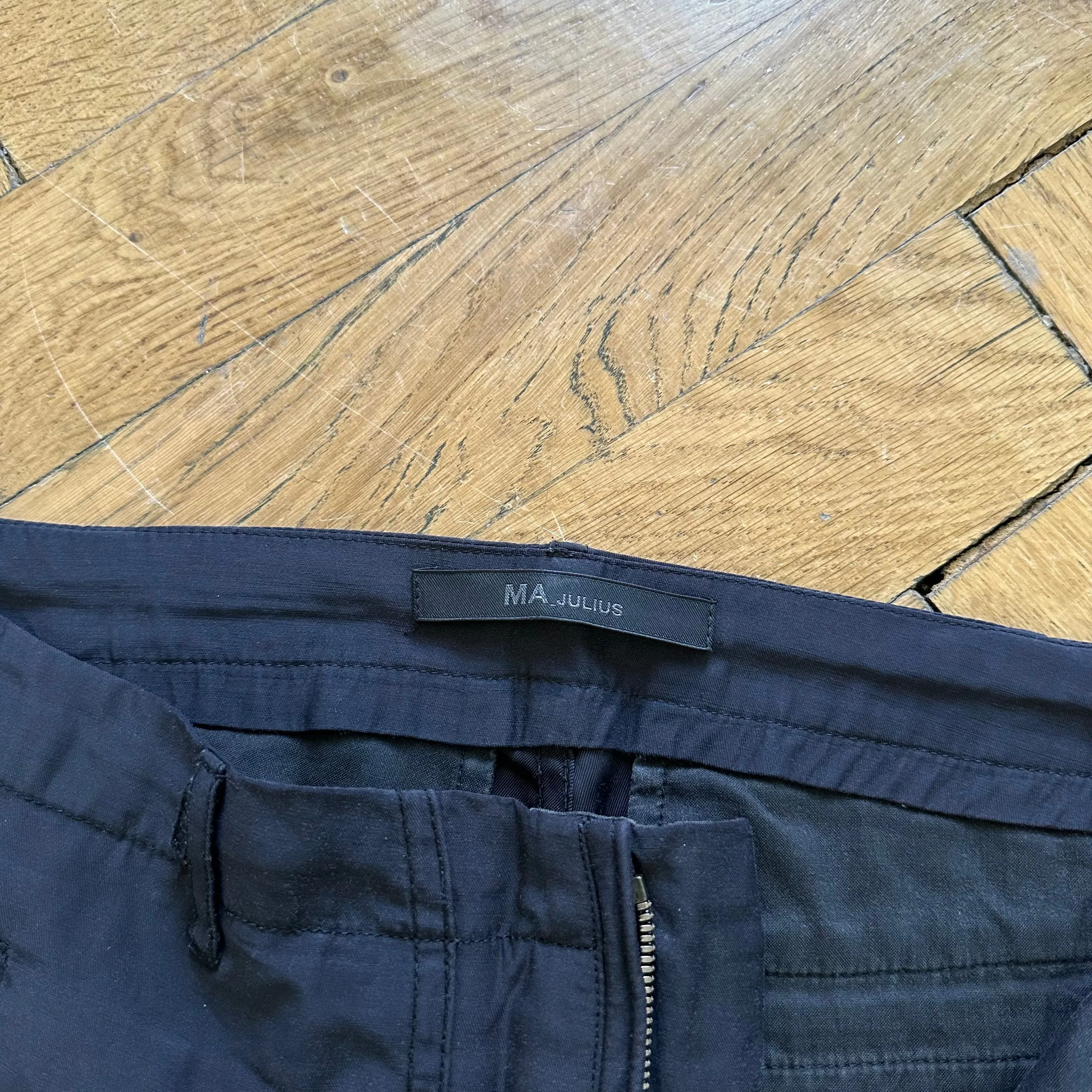 Julius Cargo Zipper Pants