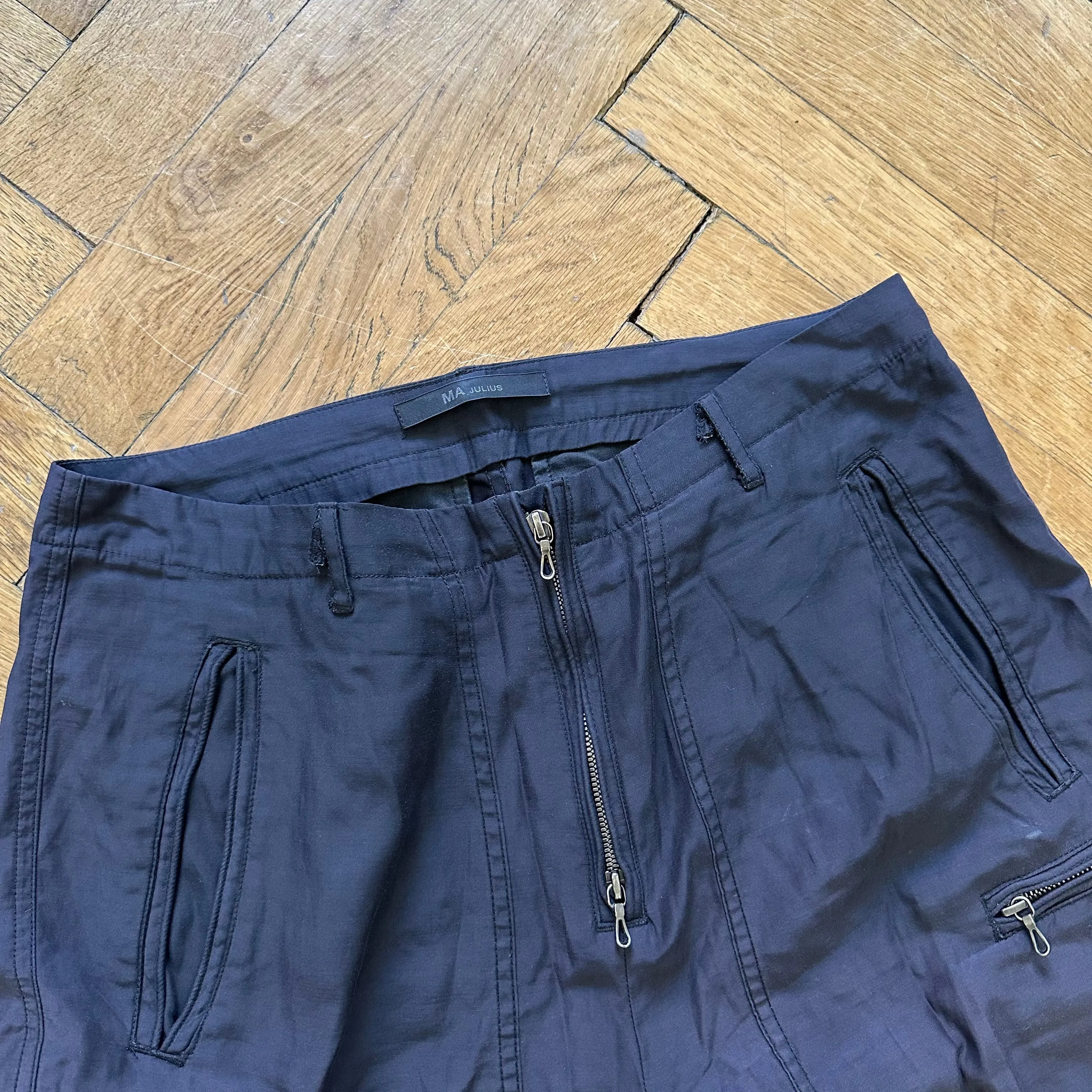 Julius Cargo Zipper Pants