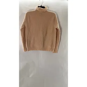 KIRKLAND SIGNATURE Women's Salmon Pink Cashmere Turtleneck Sweater SZ XL