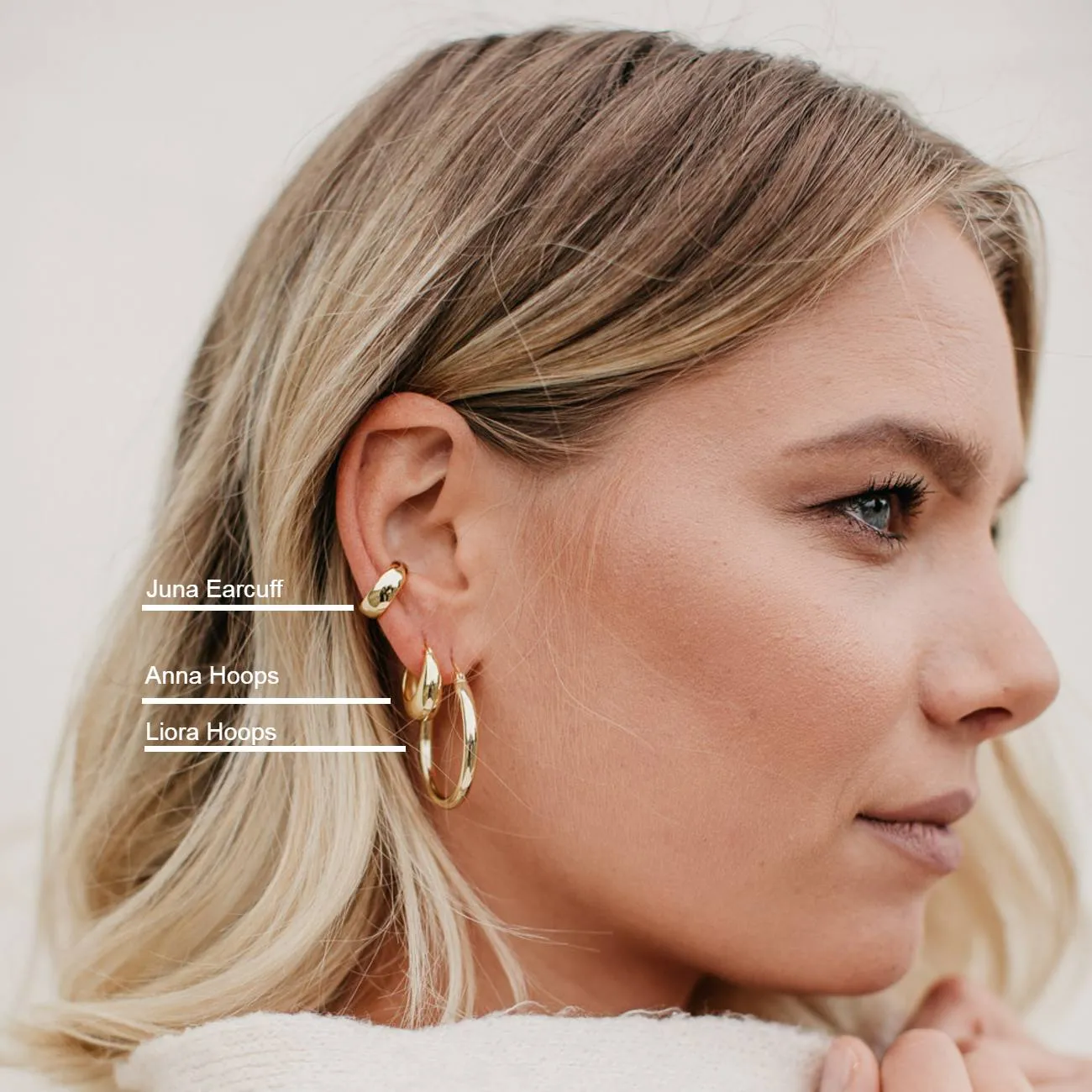 Love Local Liora Hoops 3cm