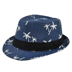 Men's Casual Beach Straw Jazz Hat 13637735YM