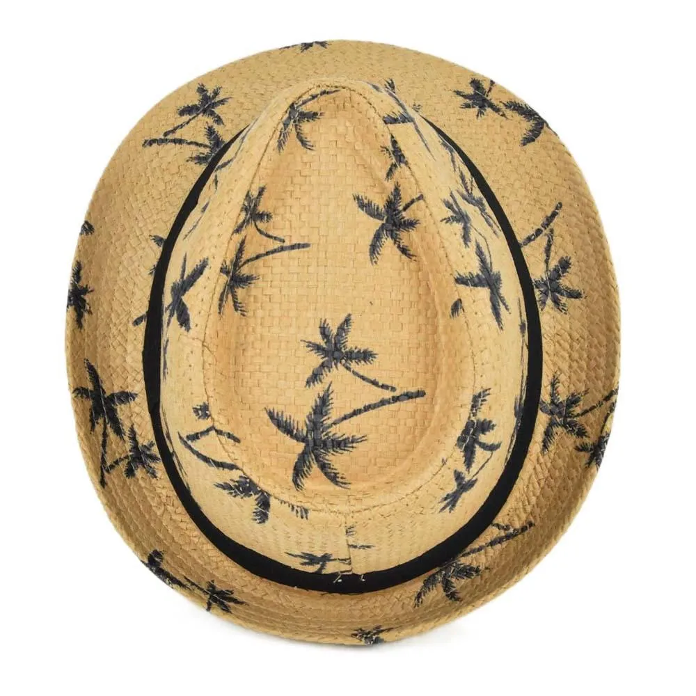 Men's Casual Beach Straw Jazz Hat 13637735YM