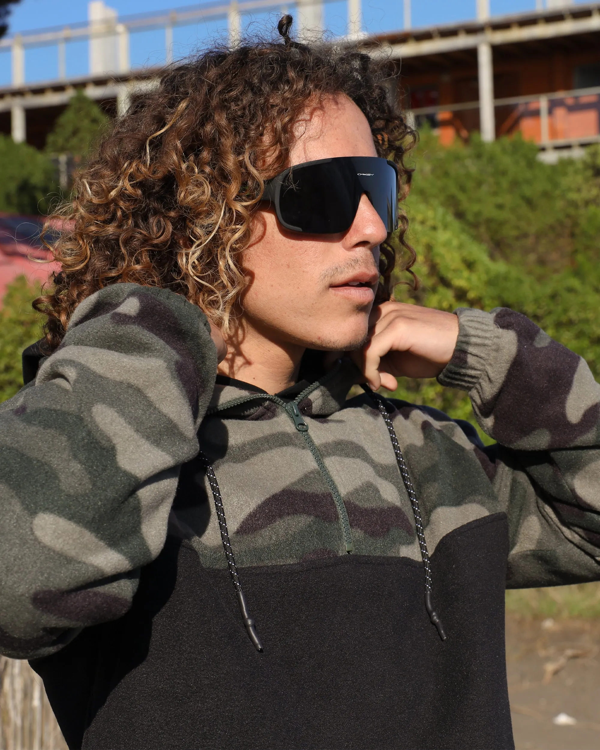 Men's Paxton Quarter Zip Pullover Hoodie - Midnight Camo
