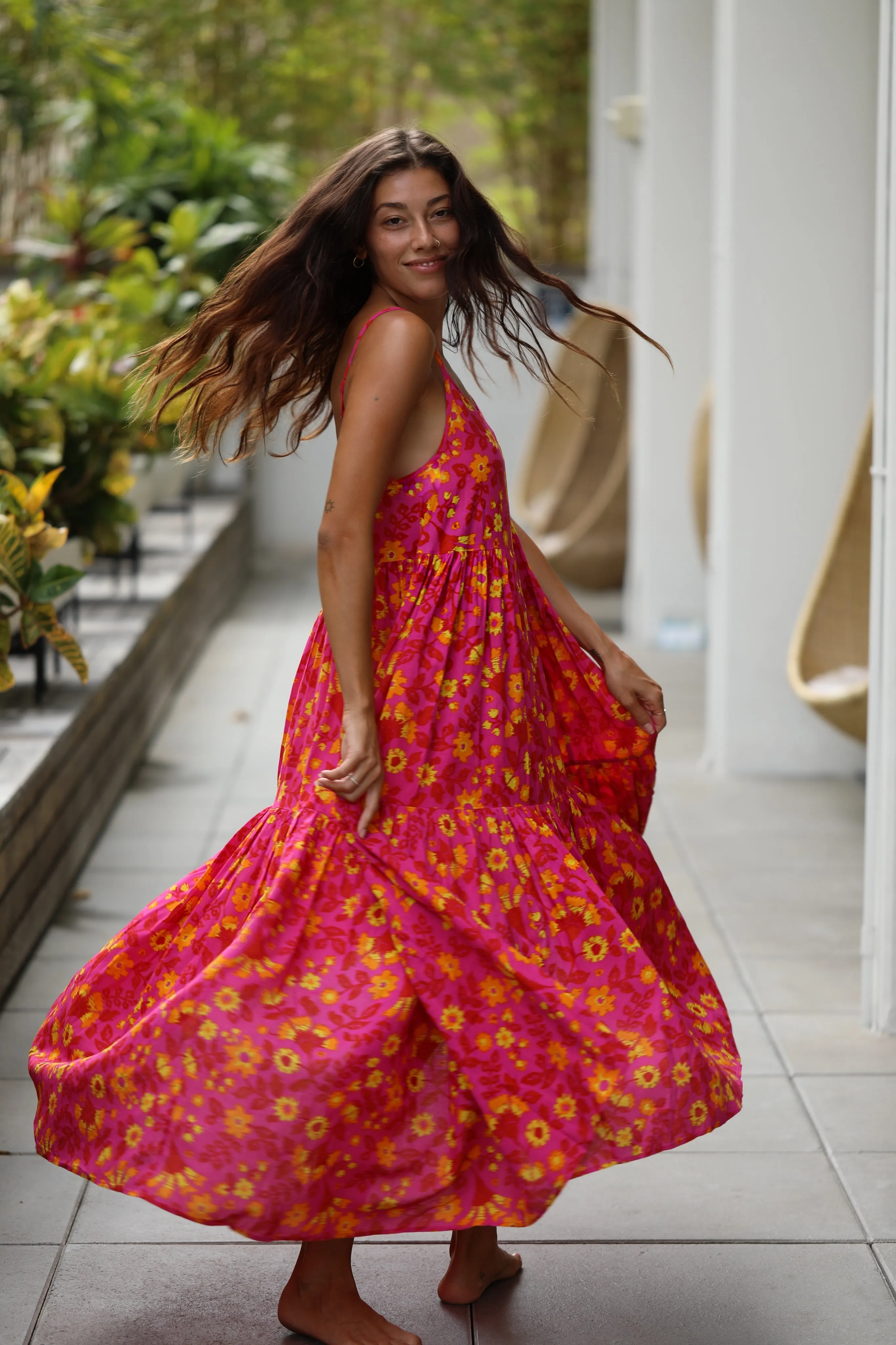 Miami Tiered Maxi