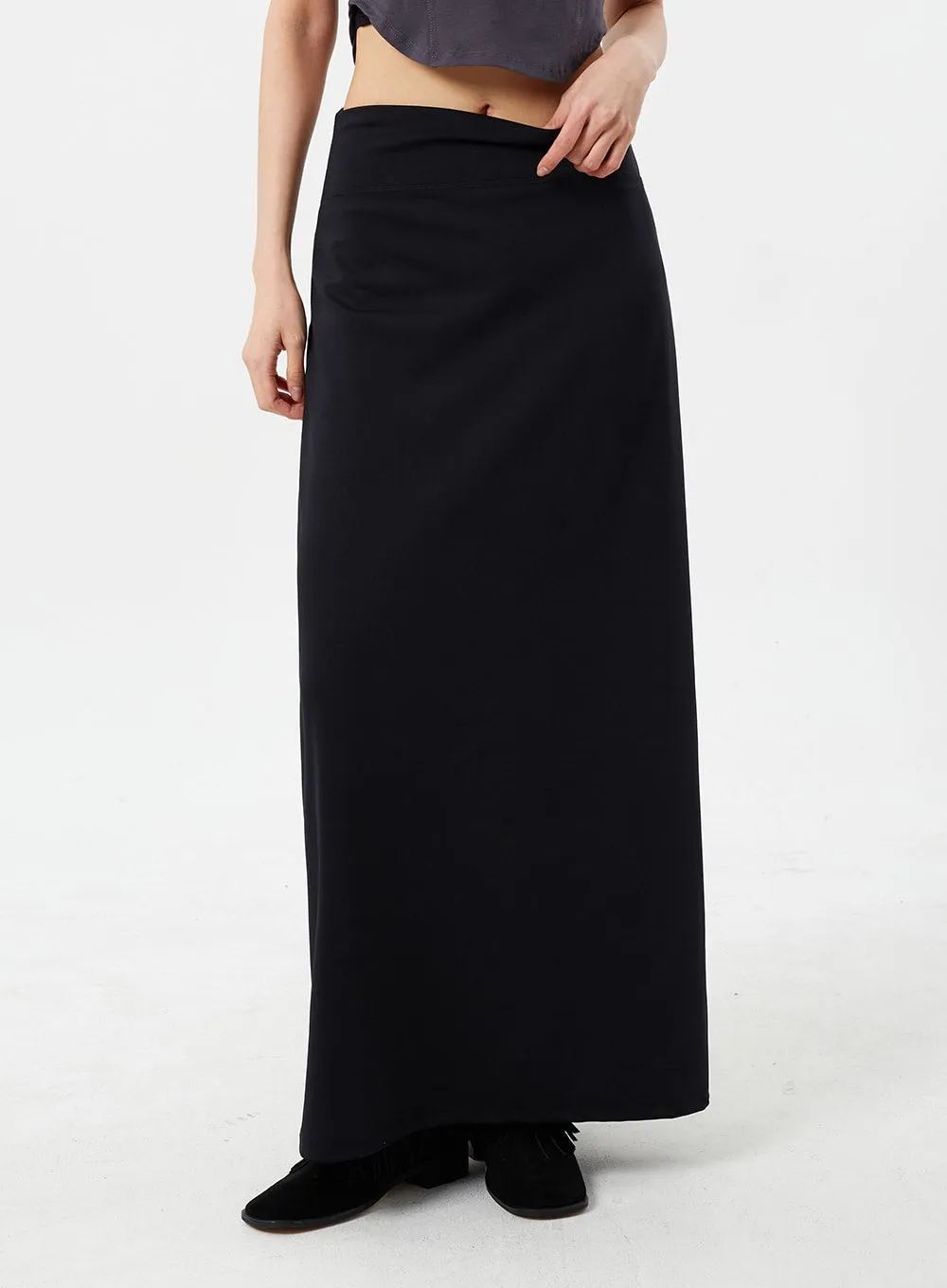 Mid-Rise Maxi Skirt CM307