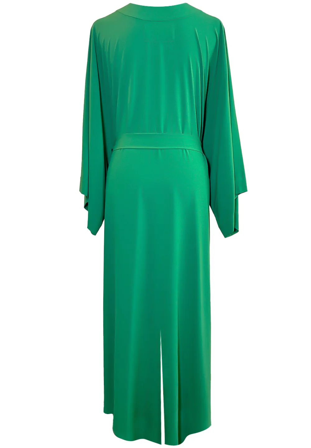 Monochrome - Green Maxi Split Kaftan (Green)