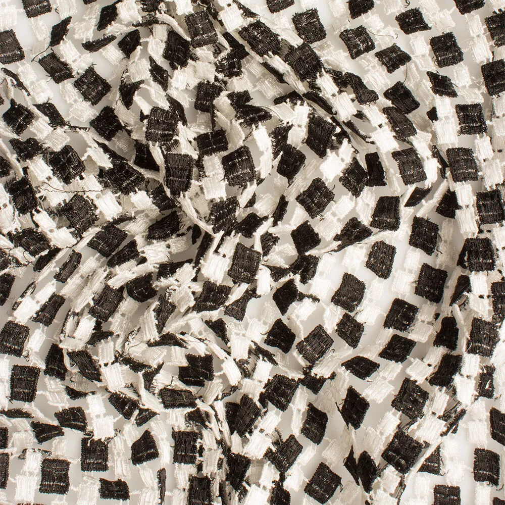 Monochrome Guipure Lace