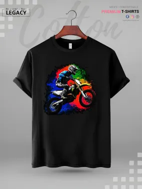 Motocross Enduro Supermoto Bike Print XXL Mens Tshirt In Lowest Price Only In BD