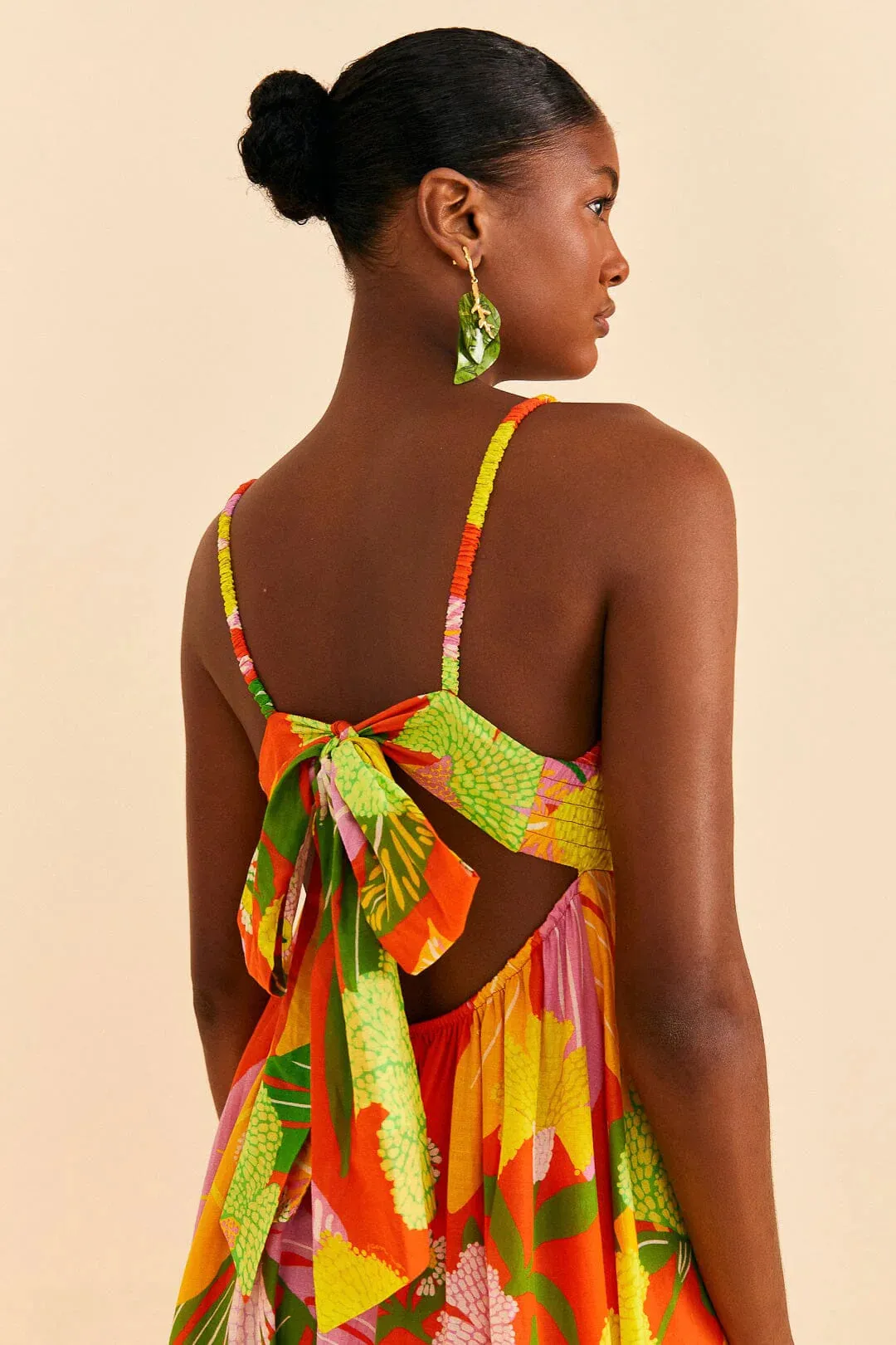 Neon Floral Maxi Dress