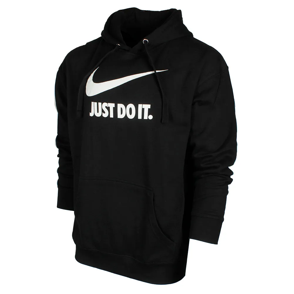 Nike Men's Just Do It Swoosh Logo Graphic Fleece Pullover Hoodie