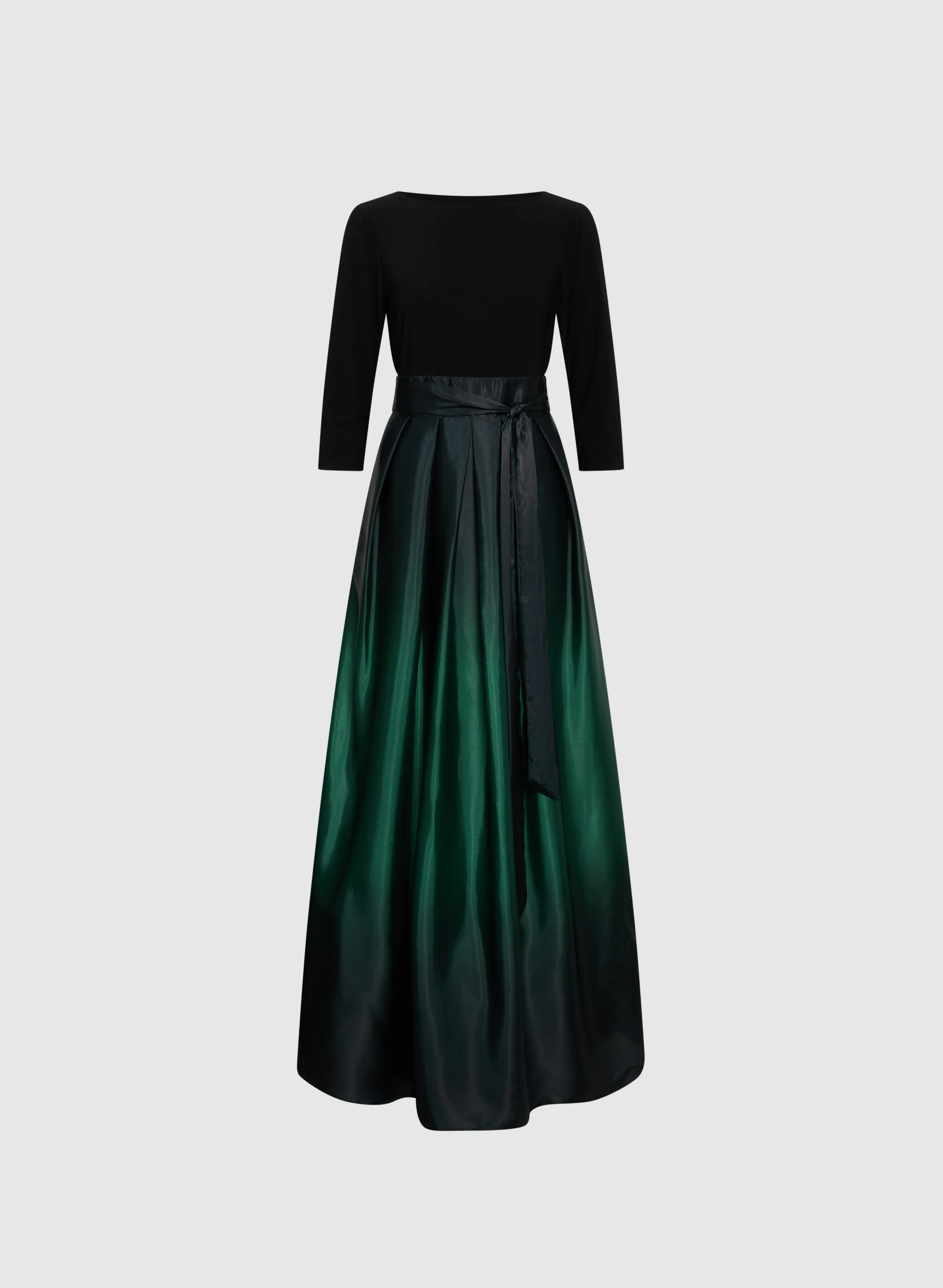 Ombre Satin Evening Dress