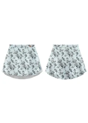 ON SALE Danse de Paris Patterned Pull-On Skirt (Blossom)