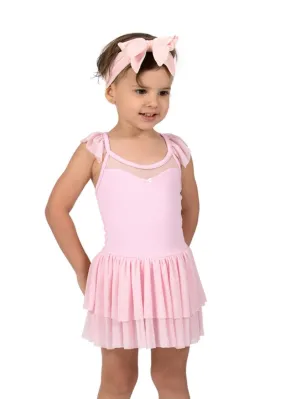 ON SALE Yui Flutter Sleeve Youth Dance Dress (Pink)