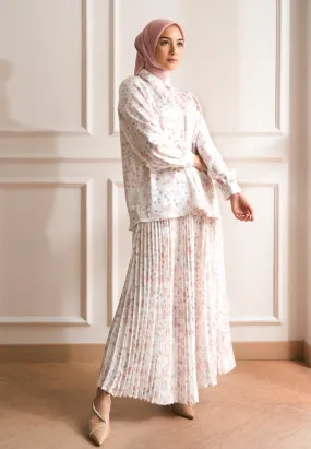 Pattern Pleats Maxi Skirt Citra Kirana for et cetera