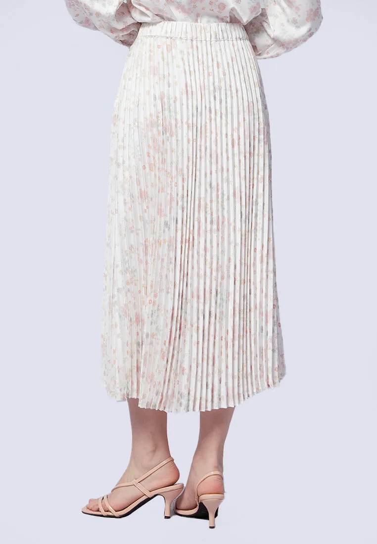Pattern Pleats Maxi Skirt Citra Kirana for et cetera