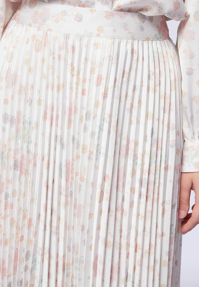 Pattern Pleats Maxi Skirt Citra Kirana for et cetera