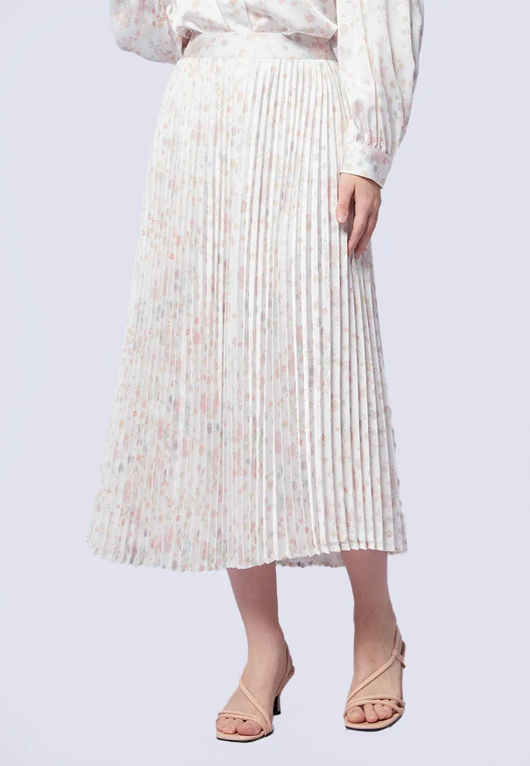 Pattern Pleats Maxi Skirt Citra Kirana for et cetera