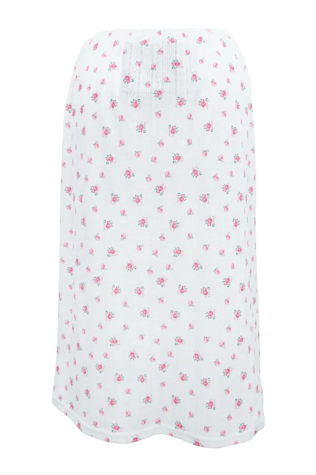 Peach Heart Long Skirt / Hot Pink