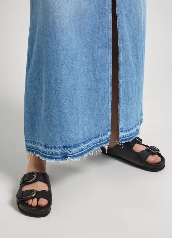 Pepe / Damen-Rock / MAXI SKIRT HW SKY REG