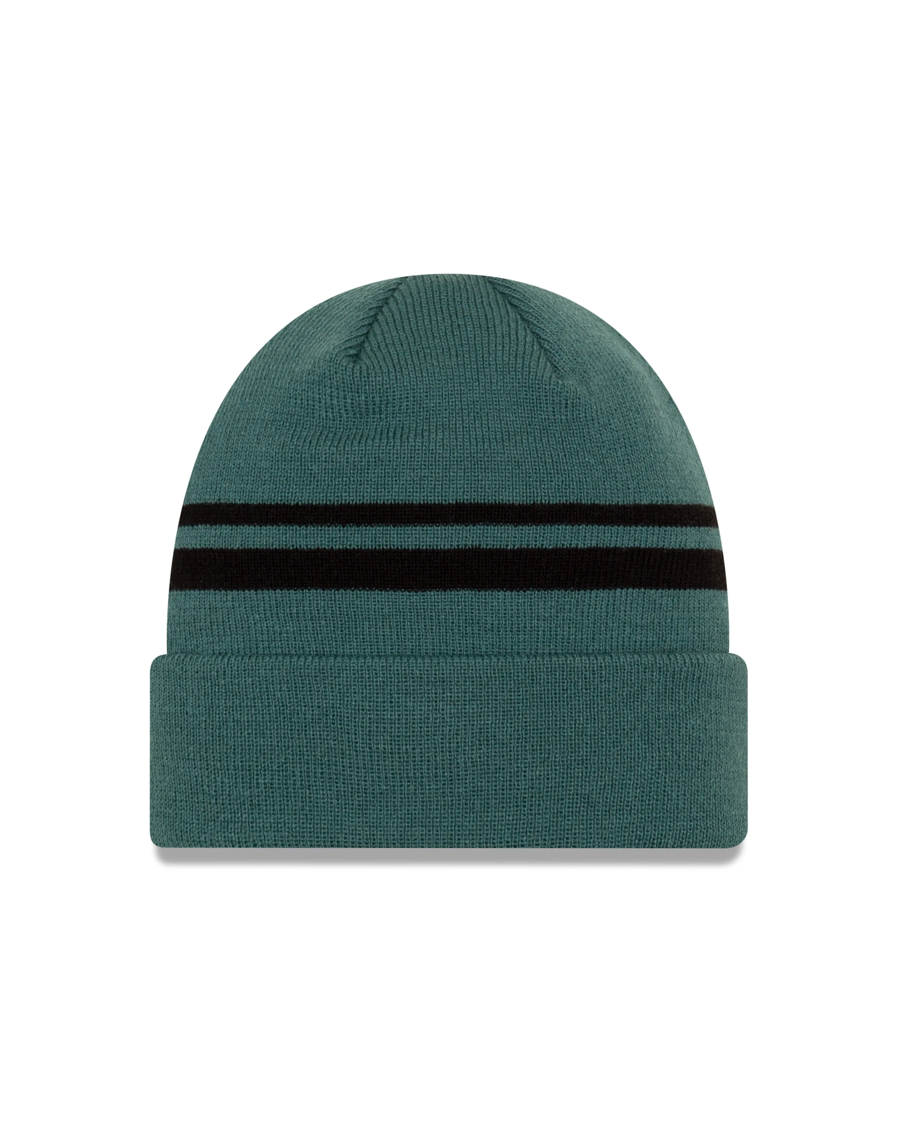 Philadelphia Eagles Primary Logo New Green Black Cuffed Knit Toque