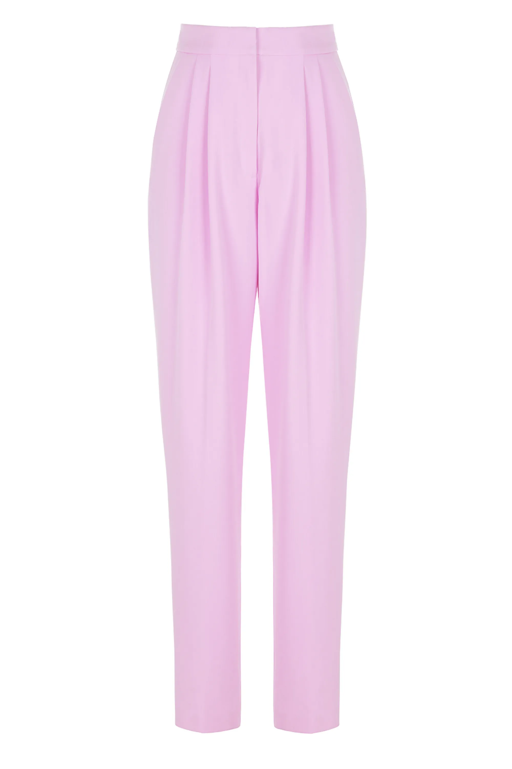 Pink High Waist Carrot Pants