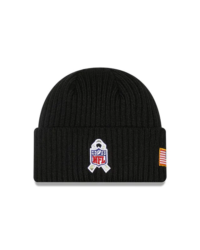 Pittsburgh Steelers New Era Salute To Service 2022 Sport Cuffed Knit Hat