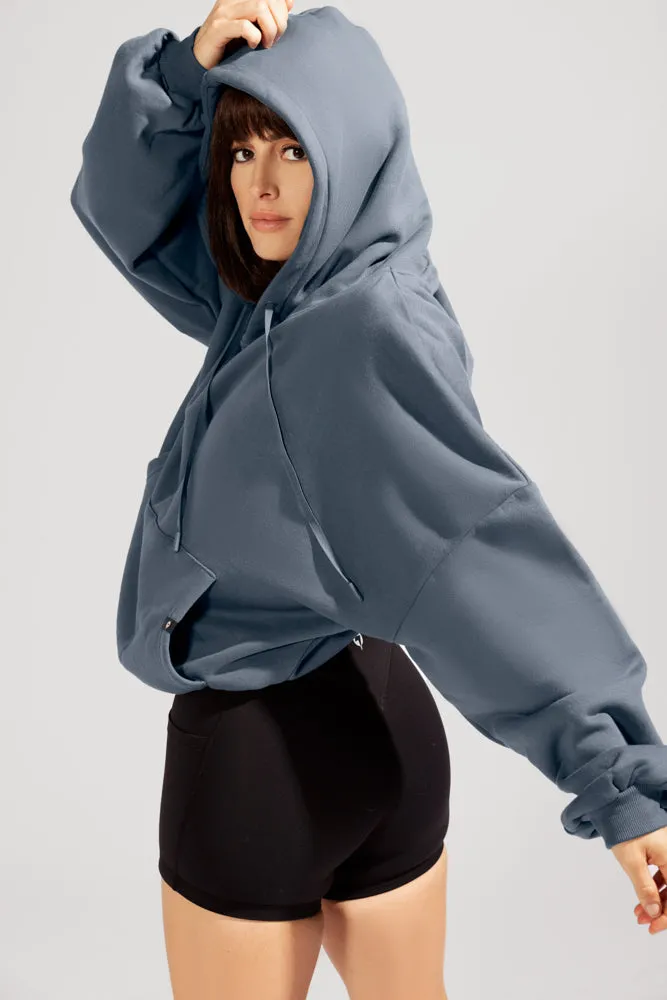 POPFLEX® Pullover Cloud Hoodie - Denim Blue