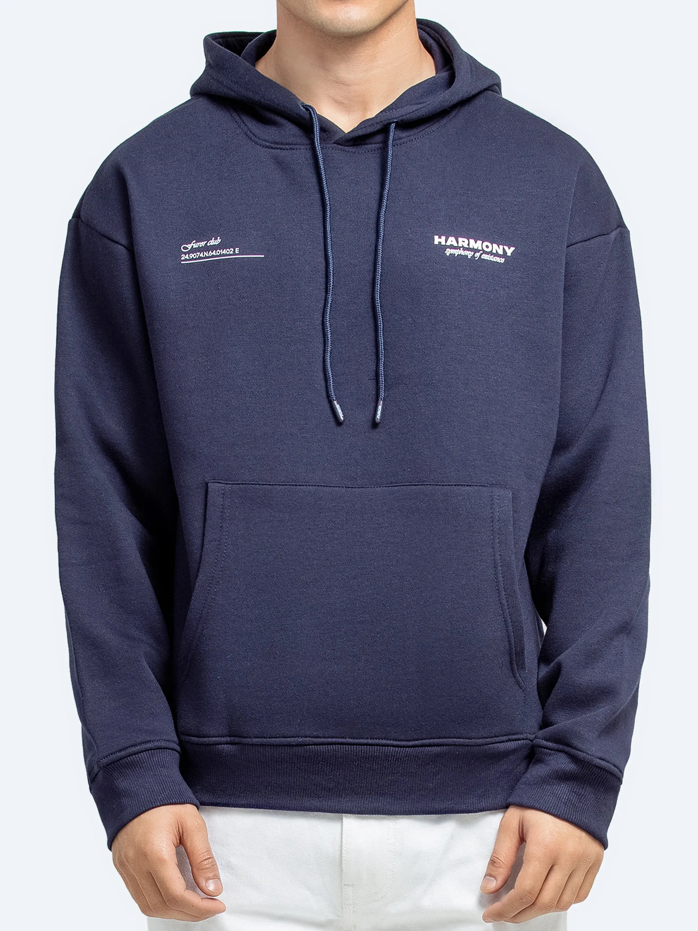 Printed Pullover Hoodie - FMTH24-039