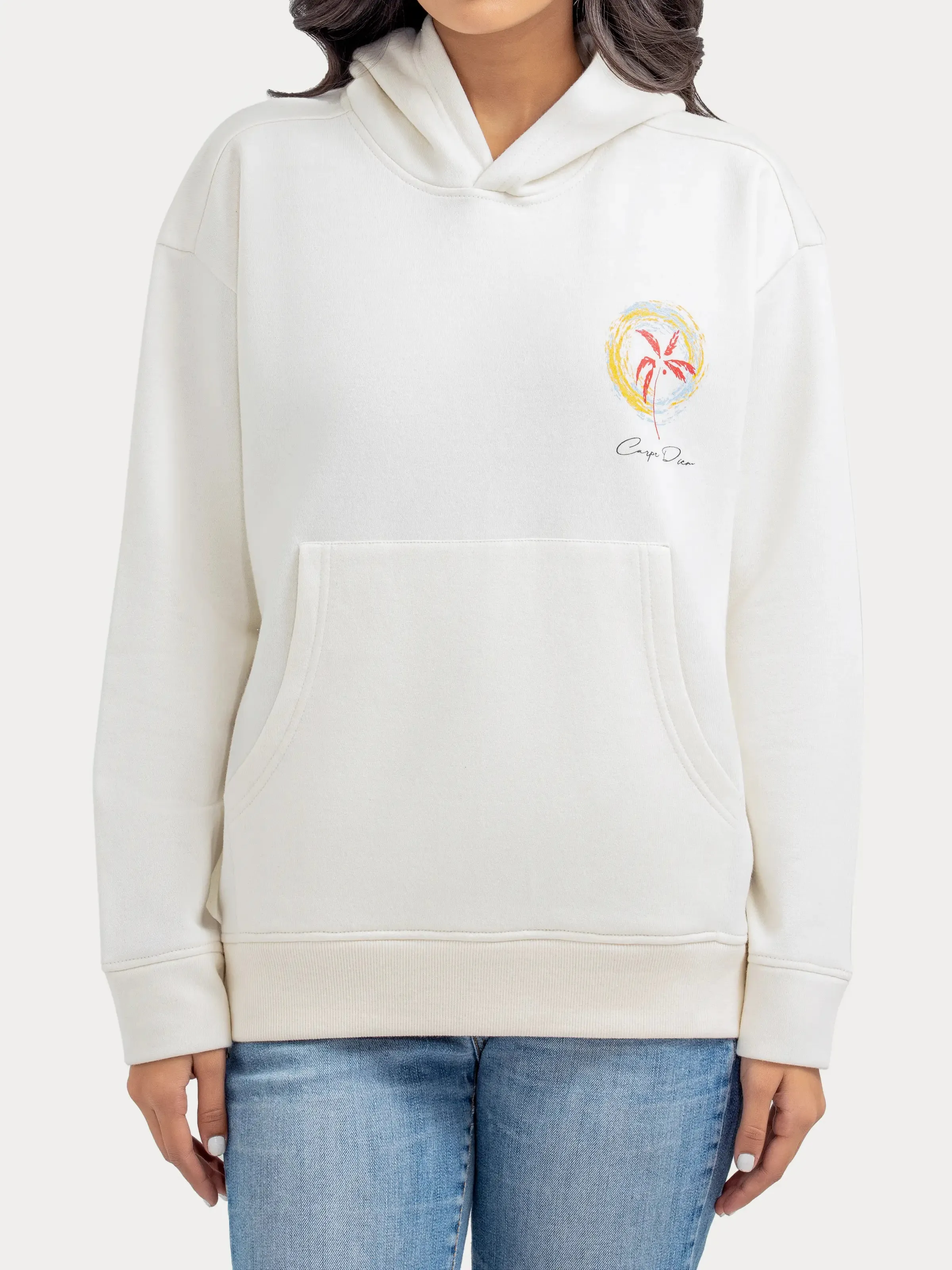 Printed Pullover Hoodie - FWTH24-009