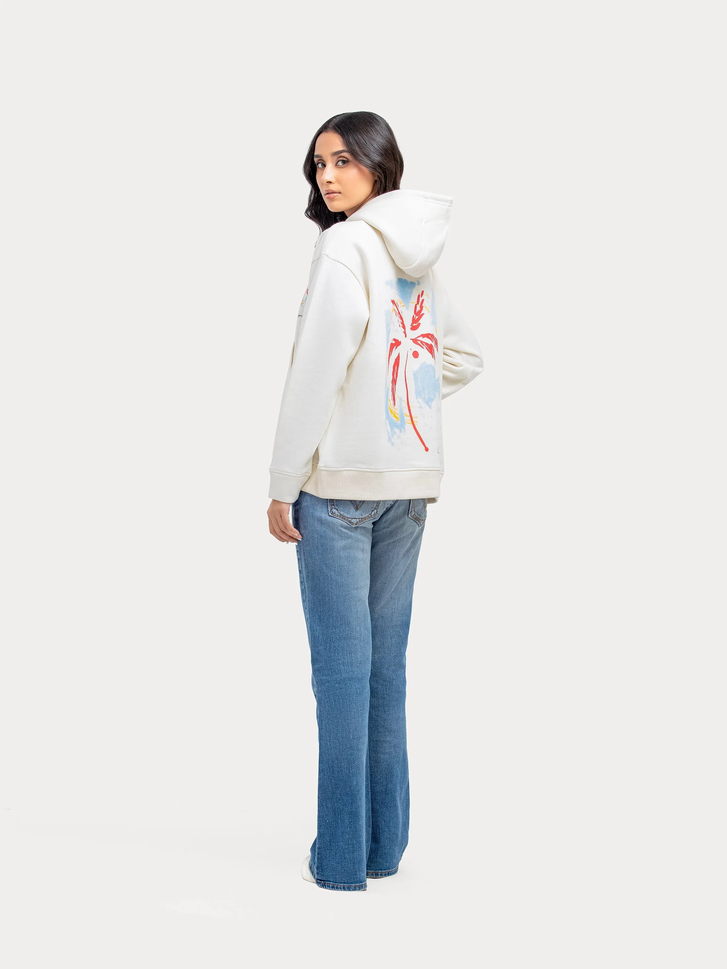 Printed Pullover Hoodie - FWTH24-009