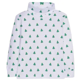 Printed Turtleneck - Christmas Tree