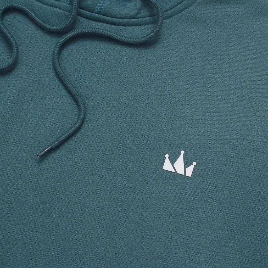Pullover Hoodie LOGO CROWN TROPICAL GREEN
