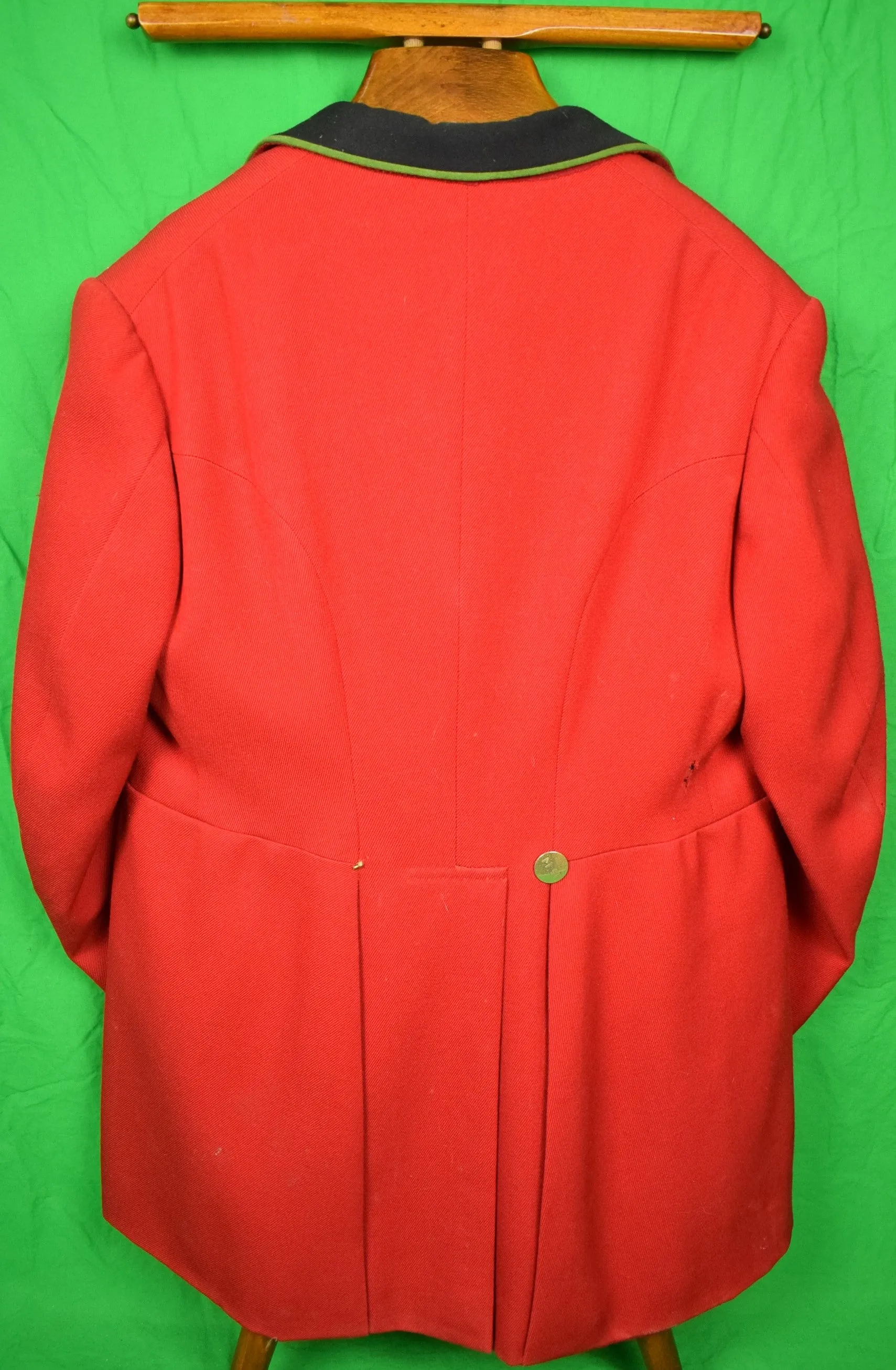 "Bernard Weatherill Millbrook Hunt Coat c1974 w/ Tattersall Lining" Sz 40R