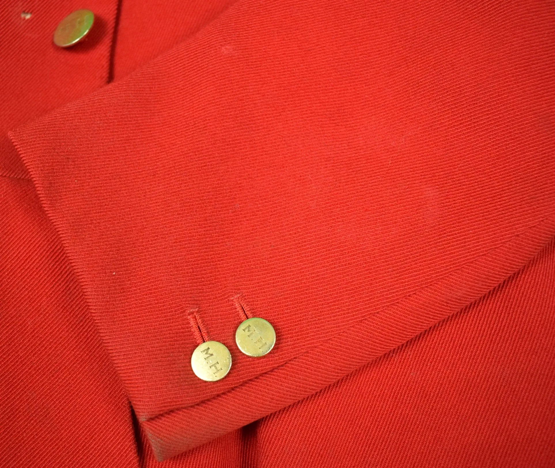 "Bernard Weatherill Millbrook Hunt Coat c1974 w/ Tattersall Lining" Sz 40R